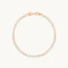 Gleam Bold Tennis Chain Bracelet in Rose Gold