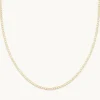 Gleam Tennis Chain Necklace in Gold