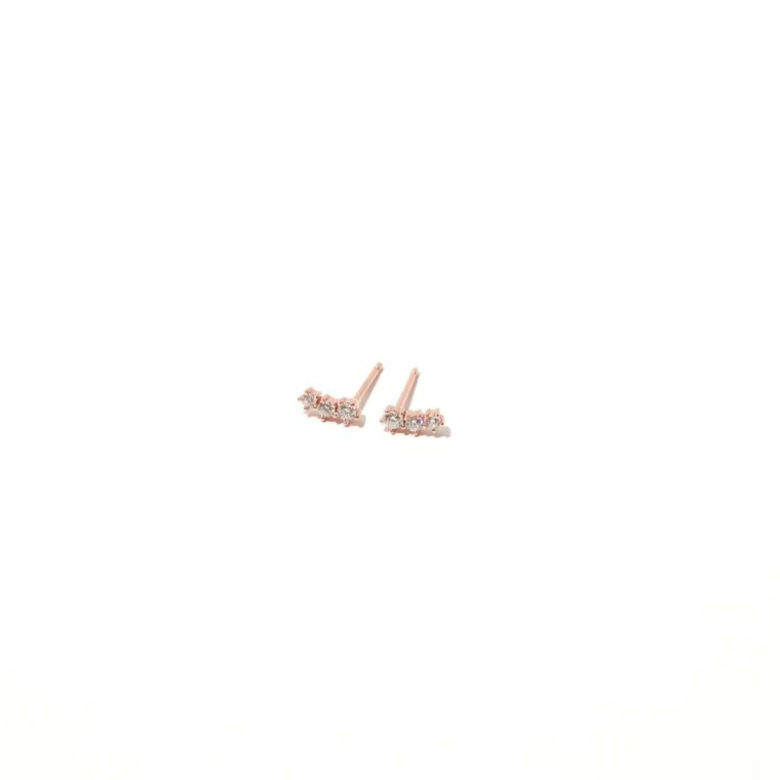 glimmer_crystal_climber_s_2-1.webp Glimmer Crystal Climber Stud Earrings in Rose Gold