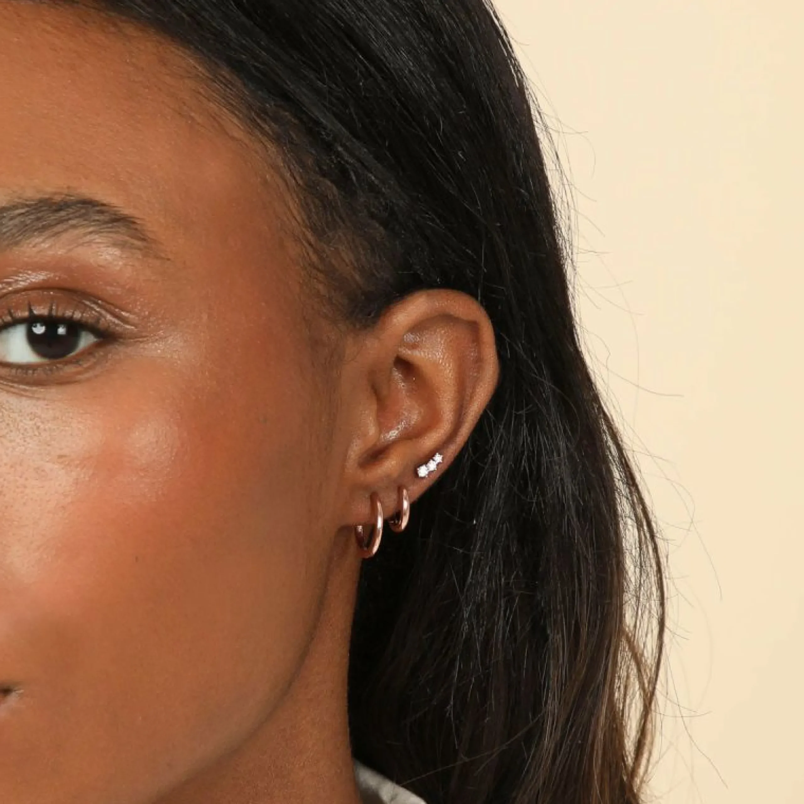 glimmer_crystal_climber_s_3-1.webp Glimmer Crystal Climber Stud Earrings in Rose Gold