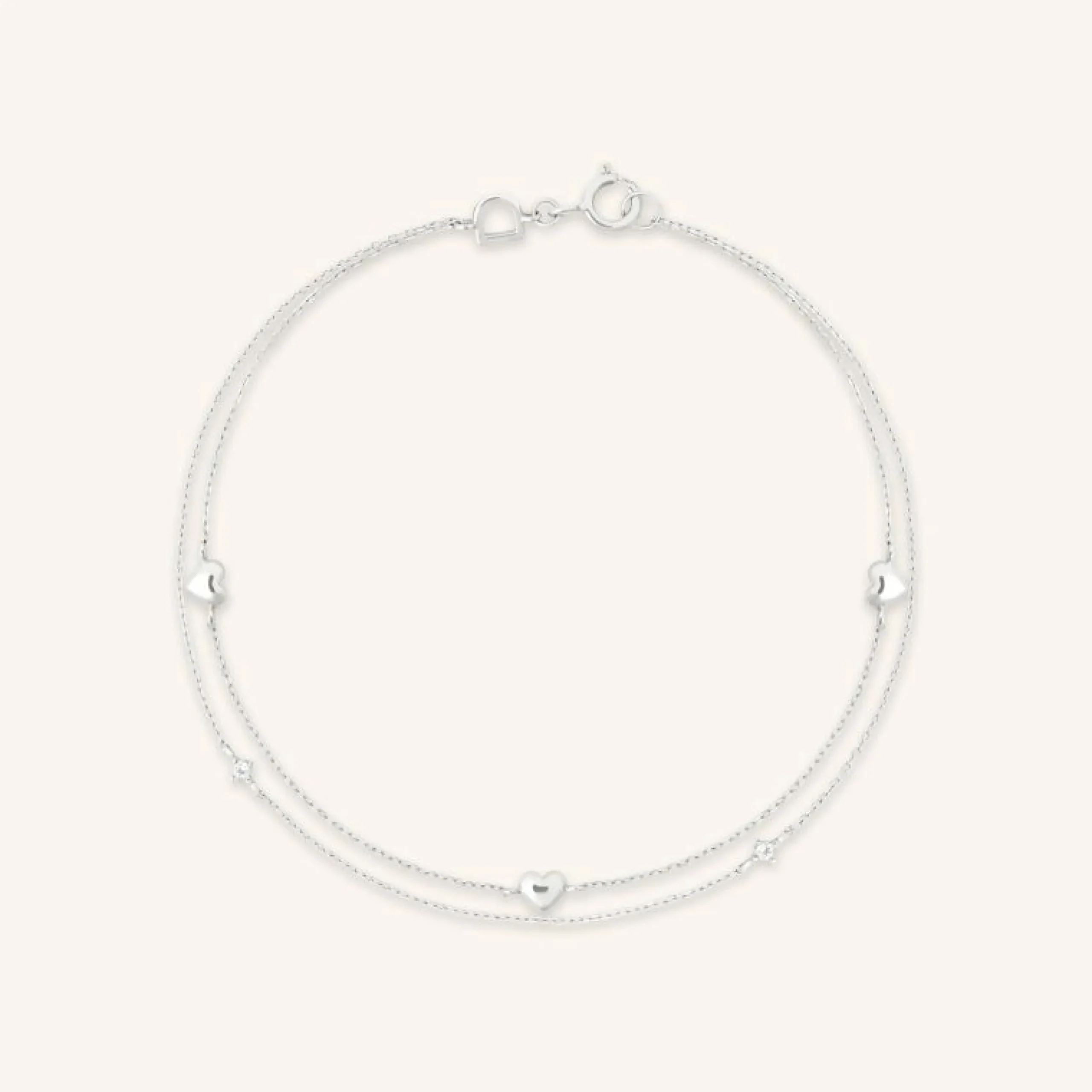heart_charm_double_chain__0-1.webp Heart Charm Double Chain Bracelet in Solid White Gold
