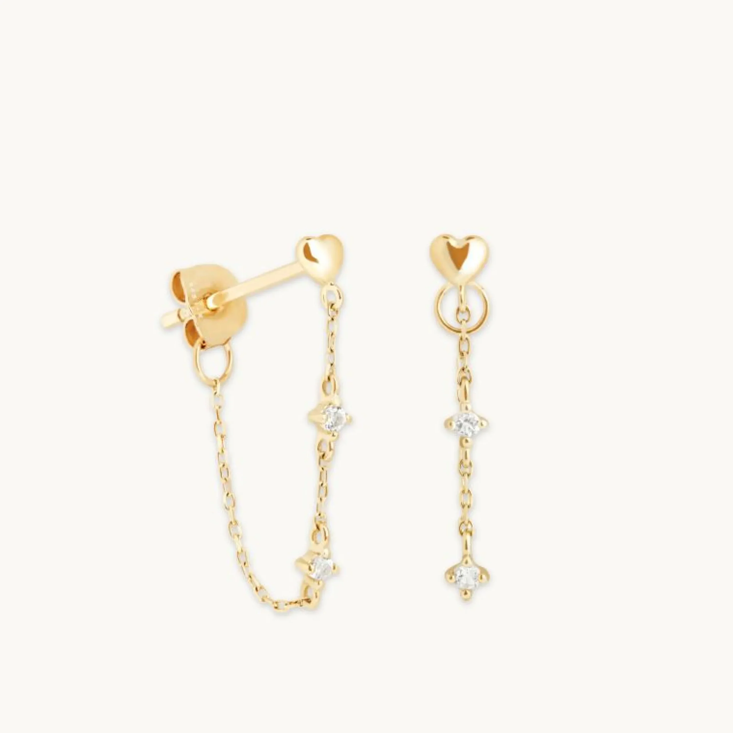 heart_topaz_chain_studs_i_0.webp Heart Topaz Chain Studs in Solid Gold