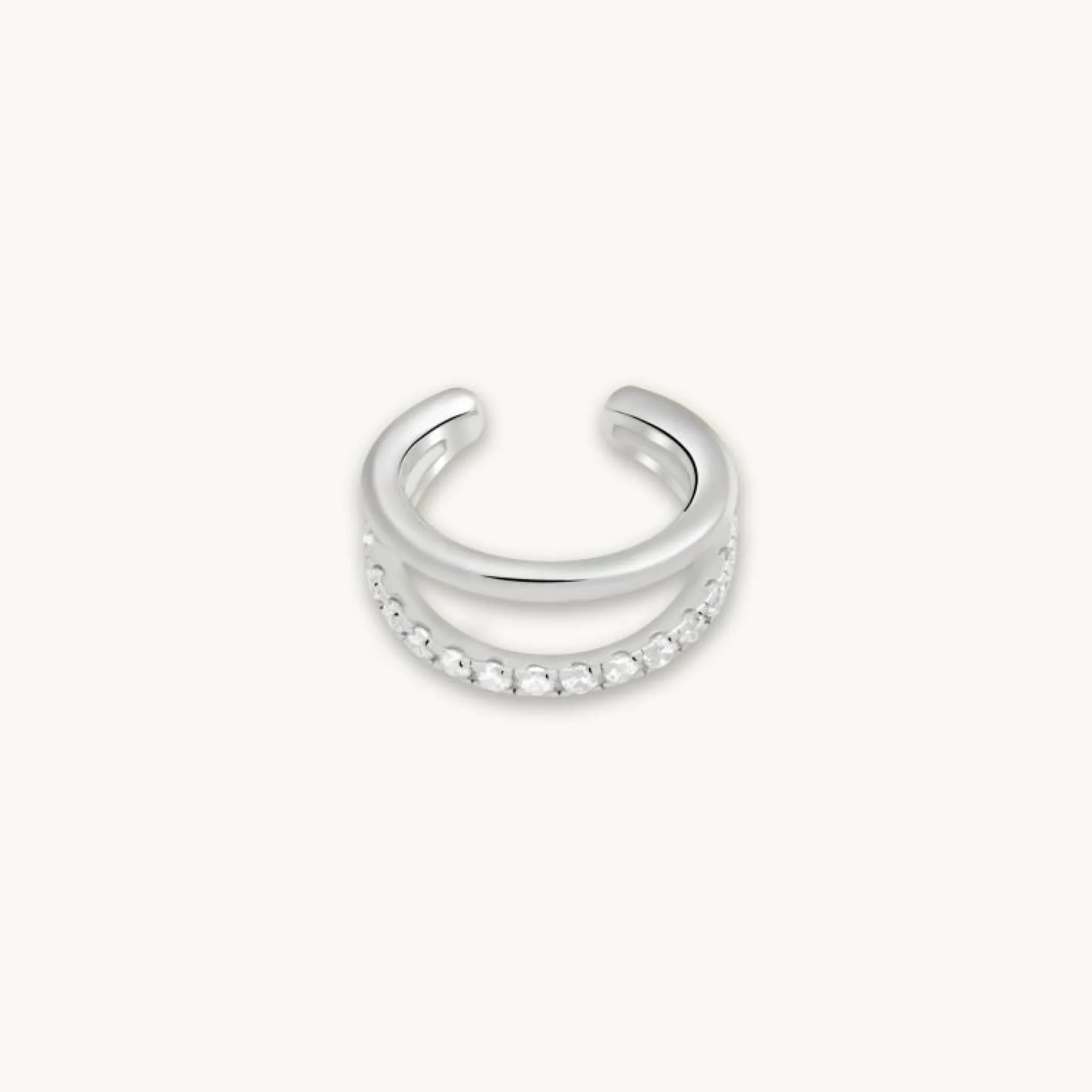 illusion_crystal_ear_cuff_0.webp Illusion Crystal Ear Cuff in Silver