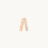 Illusion Crystal Hoop 6.5mm in Rose Gold