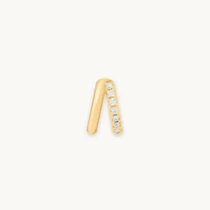 Illusion Crystal Hoop 6.5mm in Gold