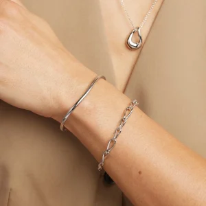 Infinite Chain Bracelet in Silver