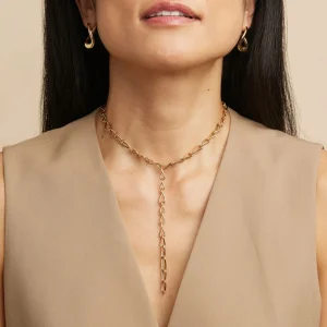 Infinite Chain Necklace in Gold