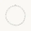 Infinite Slim Chain Bracelet in Silver