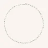 Infinite Slim Chain Necklace in Silver