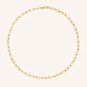 Infinite Slim Chain Necklace in Gold
