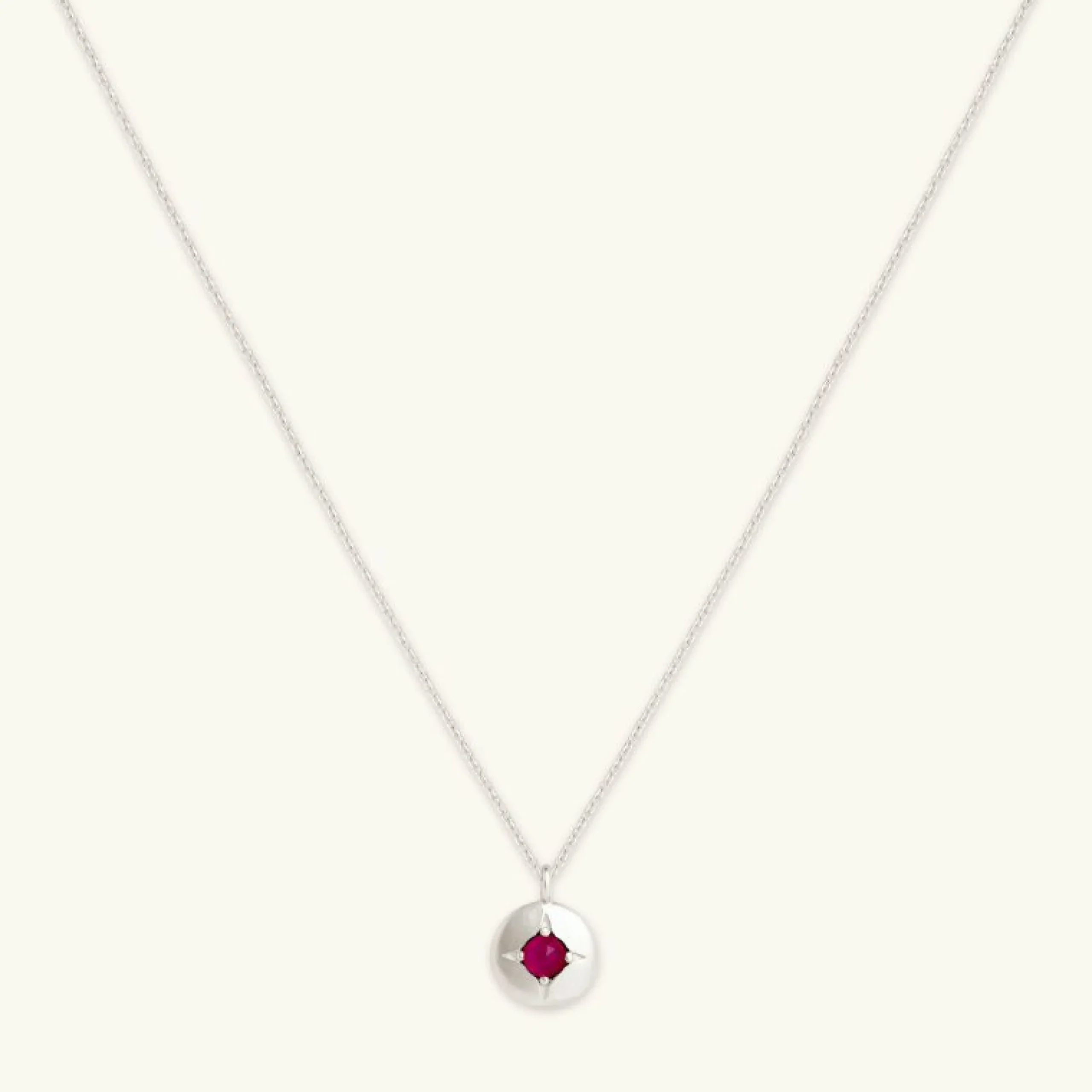 july_ruby_birthstone_neck_0.webp July Ruby Birthstone Necklace in Solid White Gold