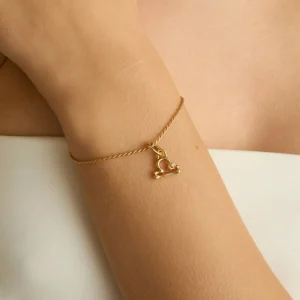 Libra Zodiac Talisman Charm in Gold