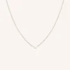 Love Heart Charm Necklace in Silver
