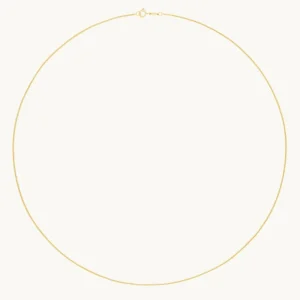 Miyu Chain Necklace in Solid Gold