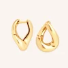 Molten Hoops in Gold