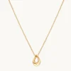 Molten Pendant Necklace in Gold