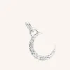 Moon Talisman Charm in Silver