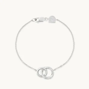Orbit Crystal Bracelet in Silver