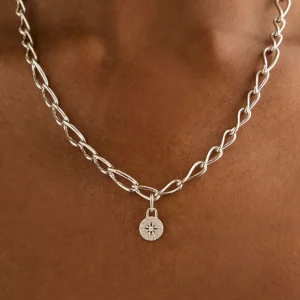 Pavé Star Charm in Silver