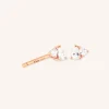 Pear Cluster Stud Earrings in Rose Gold