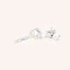 Pearl & Crystal Studs in Silver
