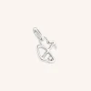 Sagittarius Zodiac Talisman Charm in Silver