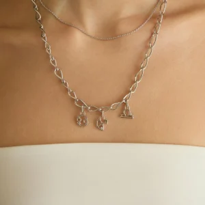 Sagittarius Zodiac Talisman Charm in Silver