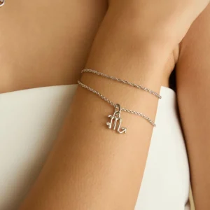 Scorpio Zodiac Talisman Charm in Silver