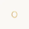 Seamless Hoop 1.2mm in Solid Gold