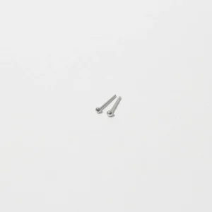 Small Ball Stud Earrings in Solid White Gold