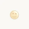 Smiley Click Charm in 9k Gold