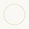 Soho Chain Anklet in Solid Gold
