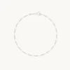 Soho Chain Bracelet in Solid White Gold