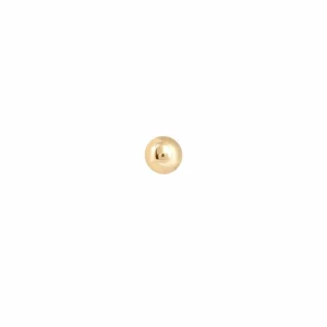 Solid Gold Large Ball Piercing Stud