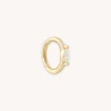 Solid Gold Marquise Rook Hoop