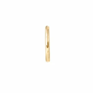 Solid Gold Simple Piercing Hoop