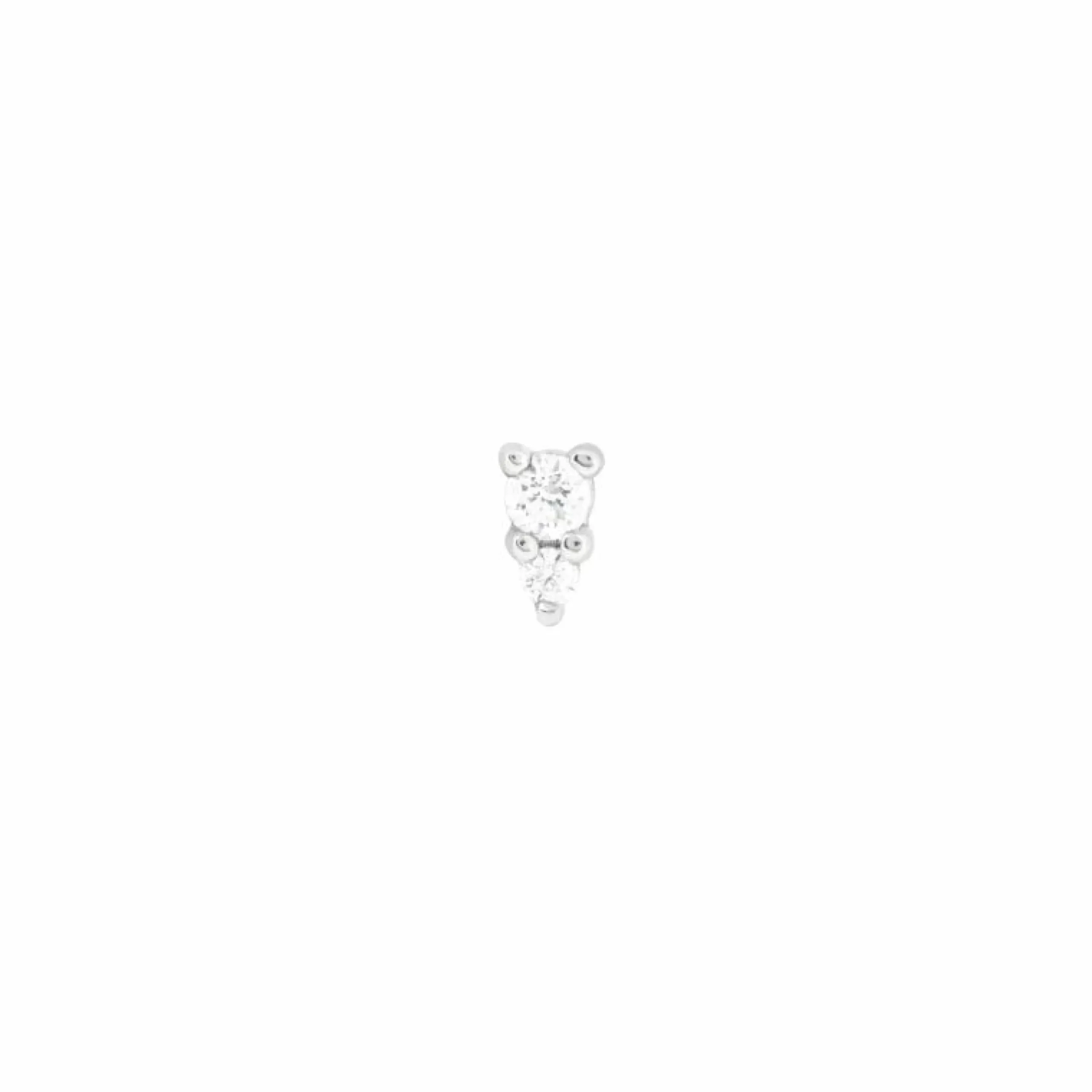 stacked_topaz_piercing_st_2.webp Stacked Topaz Piercing Stud in Solid White Gold