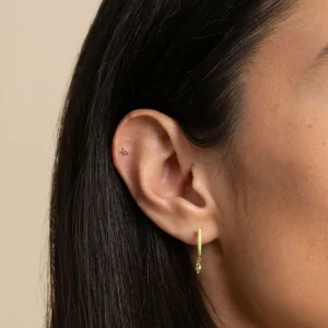Starfish Piercing Stud in Solid Gold