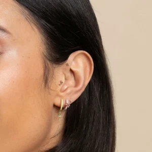 Starfish Piercing Stud in Solid Gold