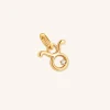 Taurus Zodiac Talisman Charm in Gold