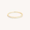 Topaz Eternity Ring in Solid Gold