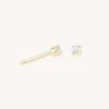 Topaz Stud Earrings in Solid Gold