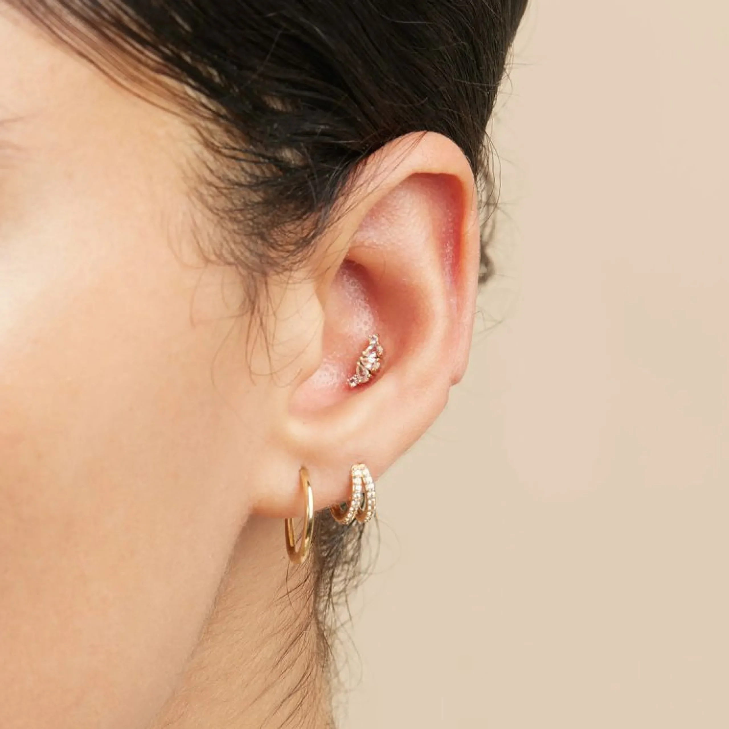topaz_triple_pear_cluster_3.webp Topaz Triple Pear Cluster Piercing Stud in Solid Gold