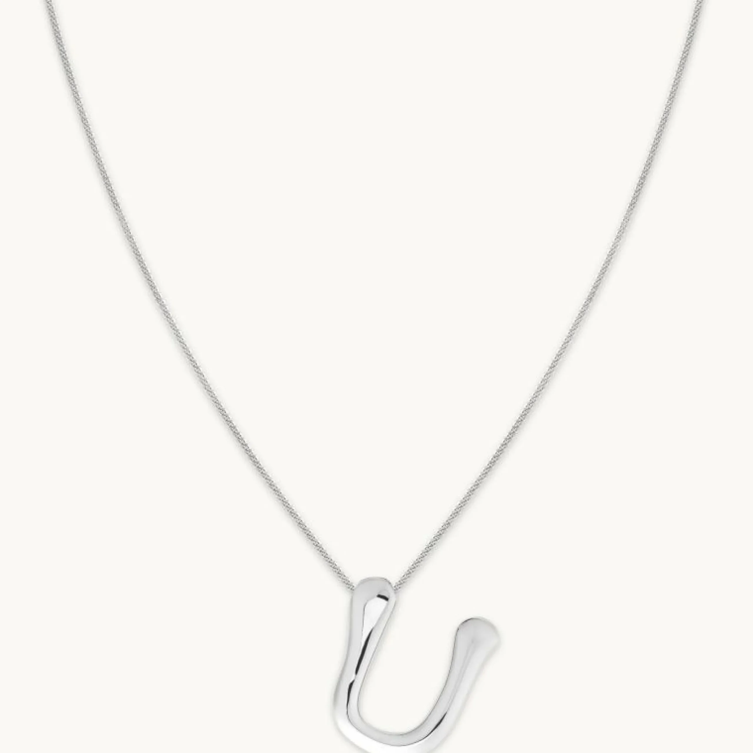 u_initial_bold_pendant_ne_0.webp U Initial Bold Pendant Necklace in Silver