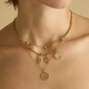Virgo Zodiac Talisman Charm in Gold