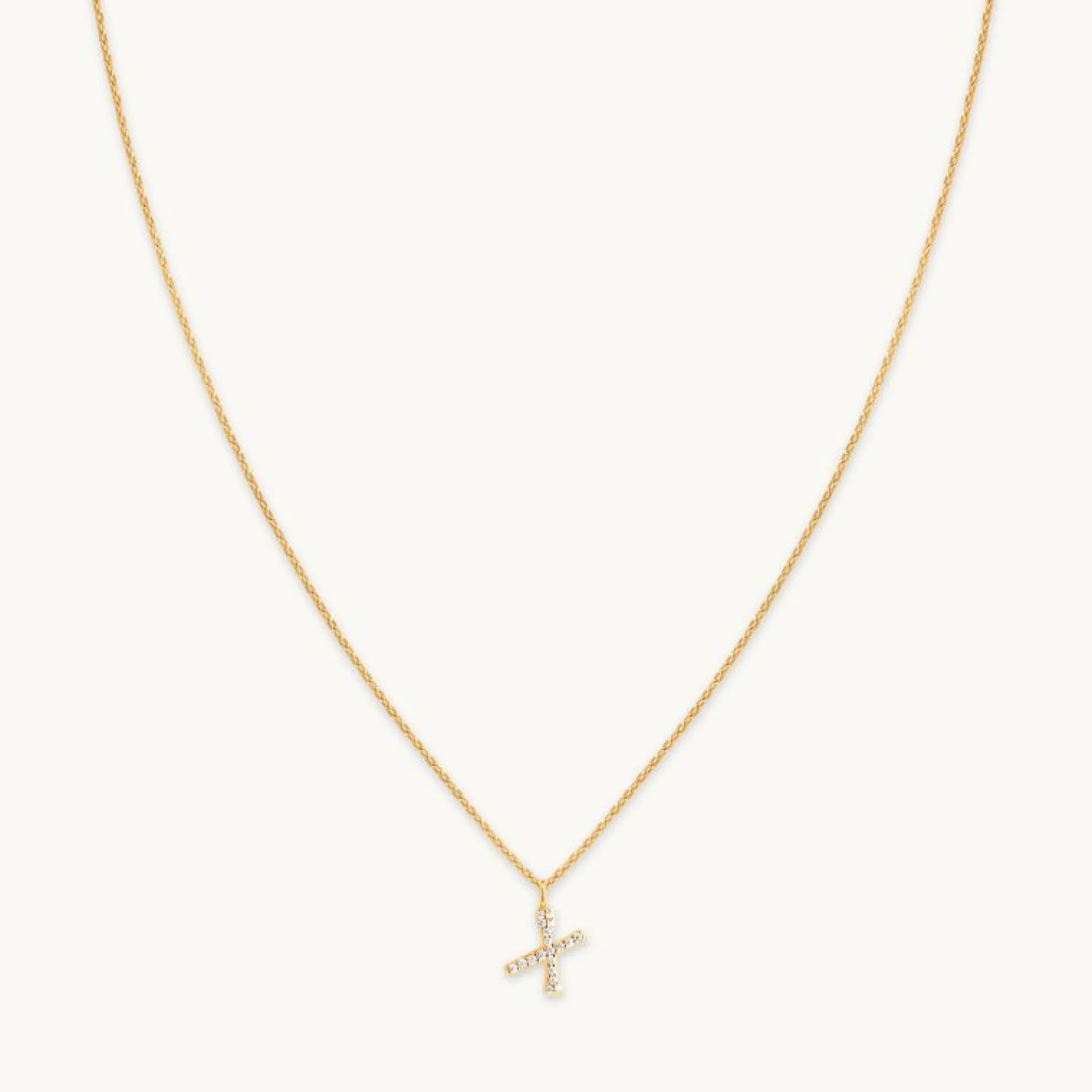 x_initial_pav_pendant_nec_0-1.webp X Initial Pavé Pendant Necklace in Gold