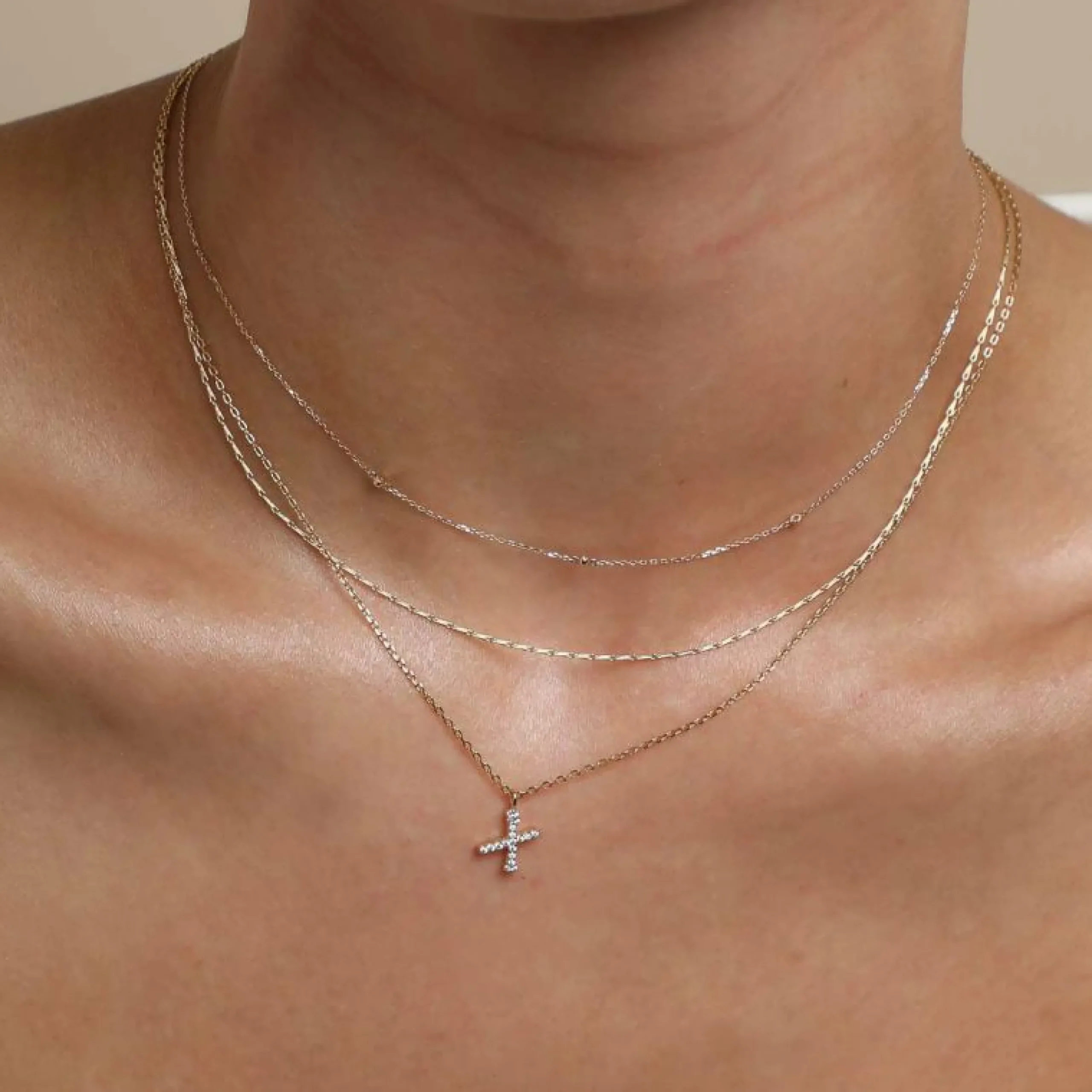 x_initial_pav_pendant_nec_2-1.webp X Initial Pavé Pendant Necklace in Gold